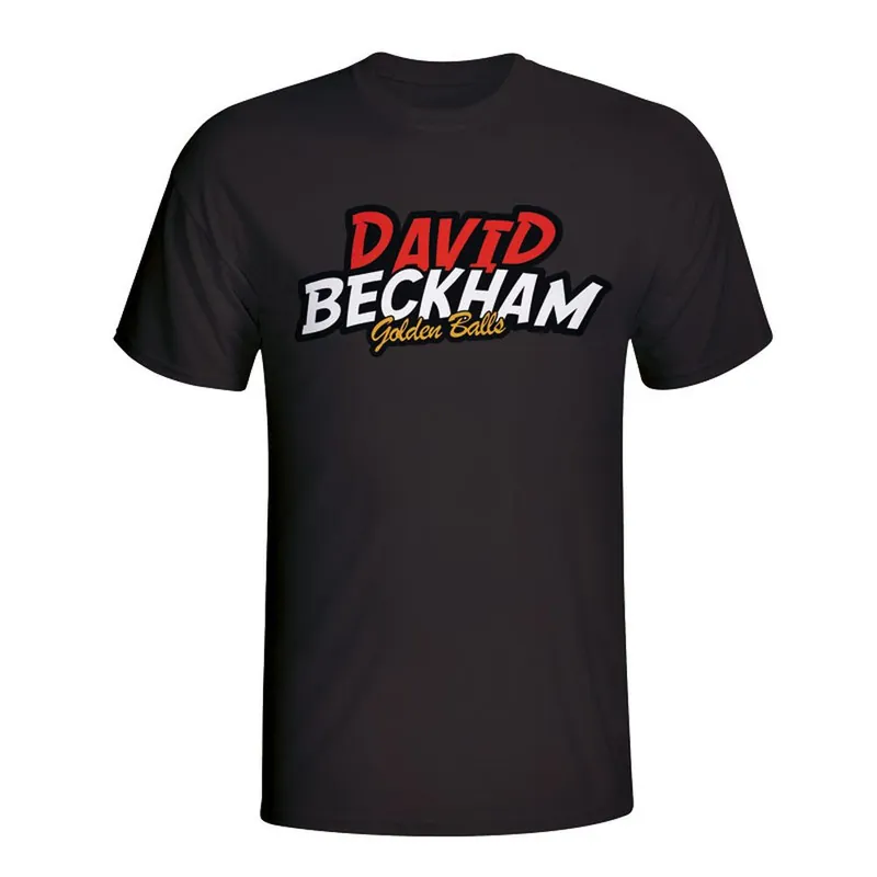 Mens David Beckham Comic Book T-Shirt