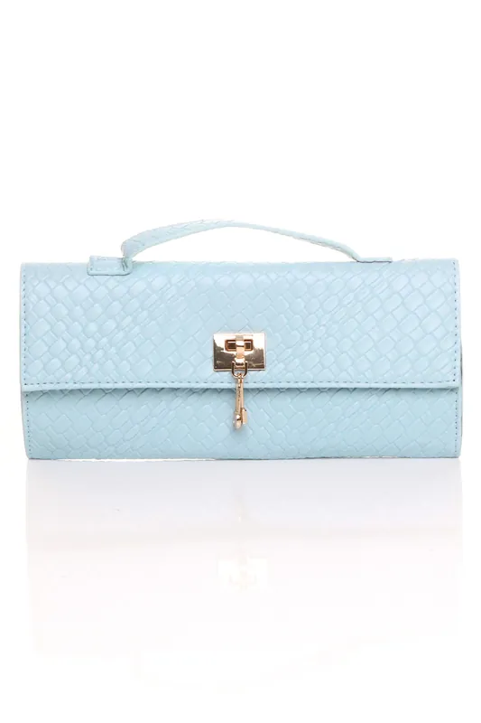Top Handle Party Woven Weave Clutch Bag - AJVANI