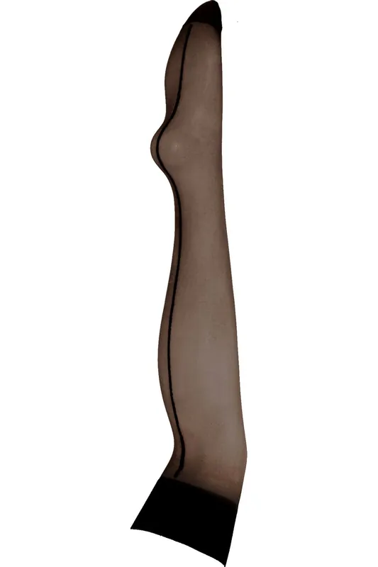 Smooth Knit Backseam Stockings (1 Pair) - Silky