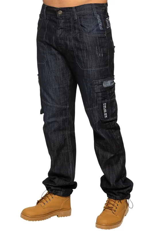 Cargo Denim Jeans - Enzo