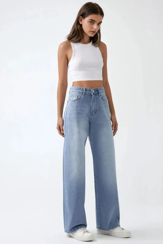 Baggy Fit Denim Jeans - Hiccup