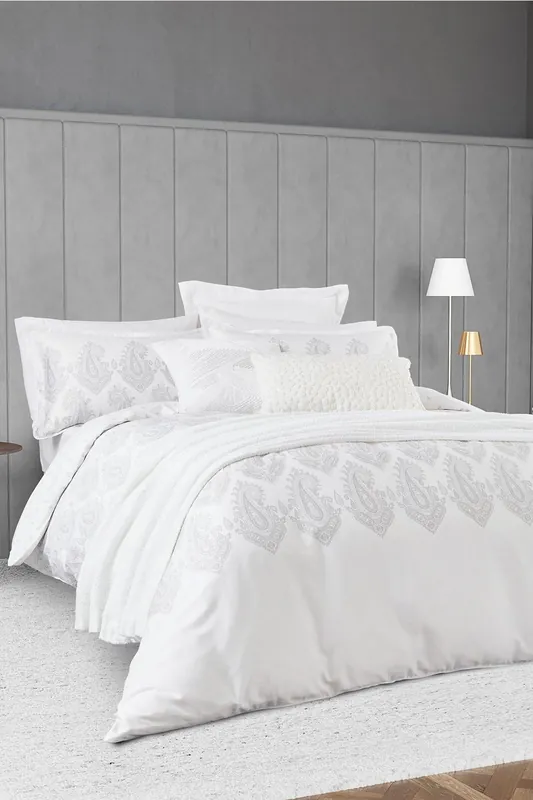 'Dalisay' Cotton Sateen Duvet Set - Nalu Nicole Scherzinger