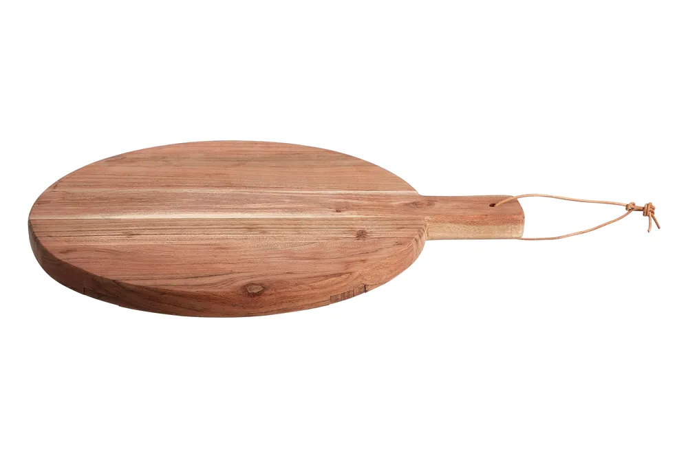 Socorro Small Round Acacia Wood Board - Orsina
