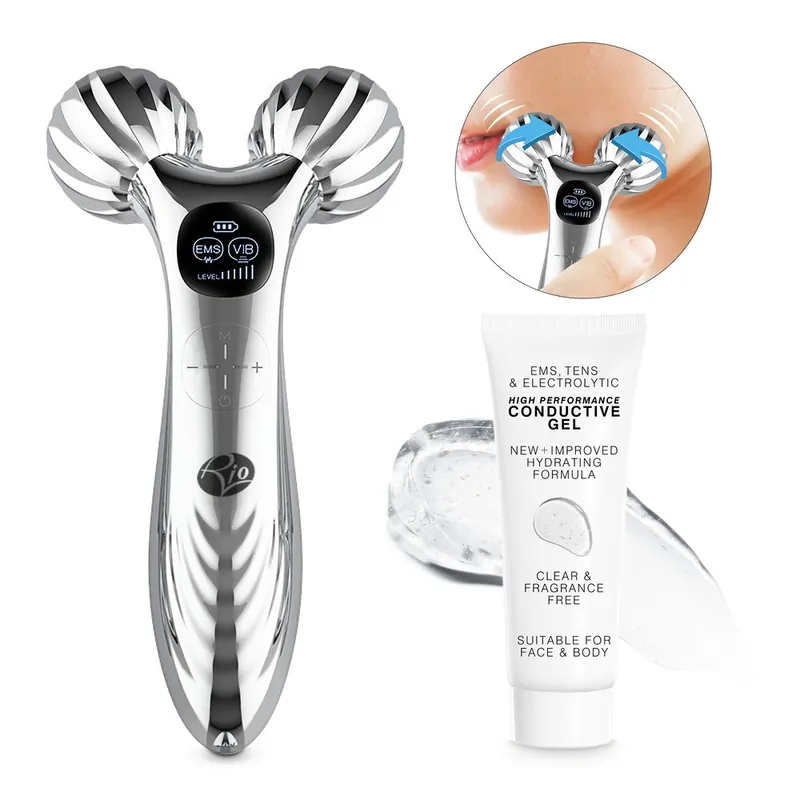 Face & Body Roller Massager with EMS & Vibration - Rio
