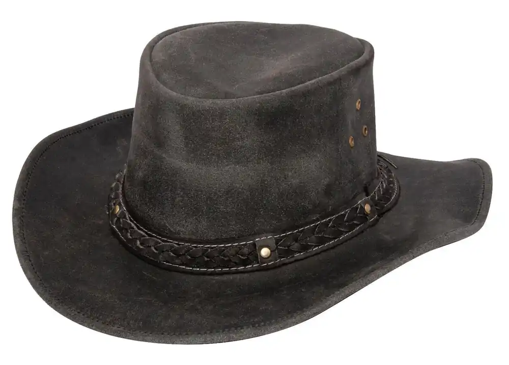Cowboy Aussie Real Leather Bush Hat - Infinity Leather