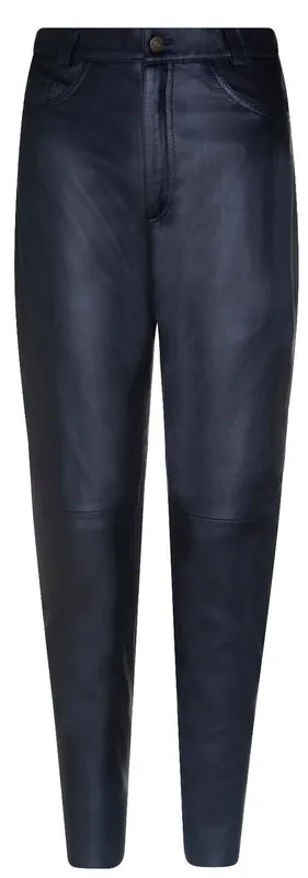 Classic Lamb Nappa '501' Leather Jeans - Infinity Leather