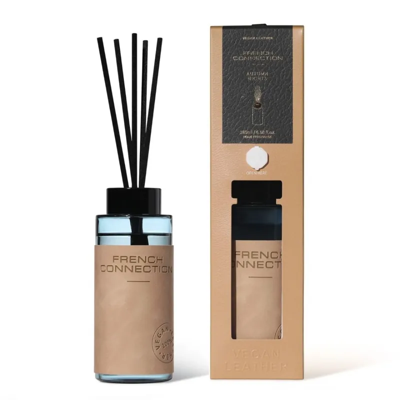 Autumn Nights Leather Liquid Diffuser 180ml – Luxury Home Fragrance - French Connection