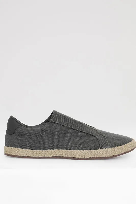 Cotton Canvas Slip On Espadrilles - Threadbare