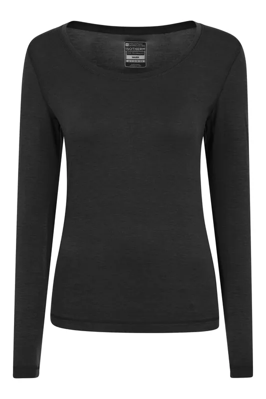 'Keep The Heat' Quick Wicking Round Neck Winter IsoTherm Top - Mountain Warehouse