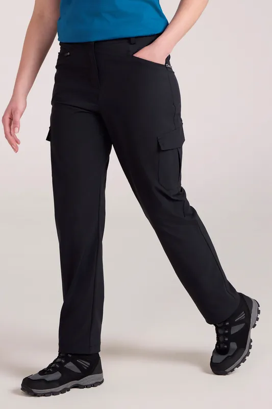 Monte' Stretchy Breathable Lightweight Quick Dry Cargo Hiking Trouser - Mountain Warehouse