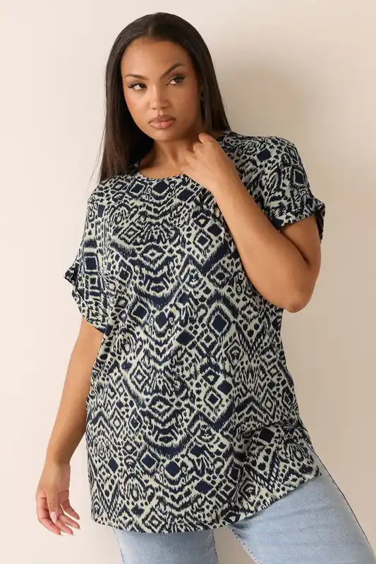 Aztec Drop Shoulder Top - Yours