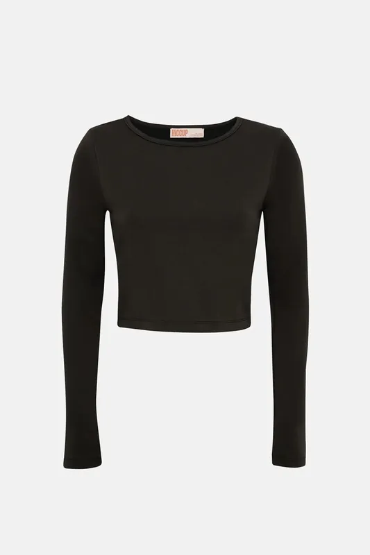 Crew Neck Long Sleeve Top - Hiccup