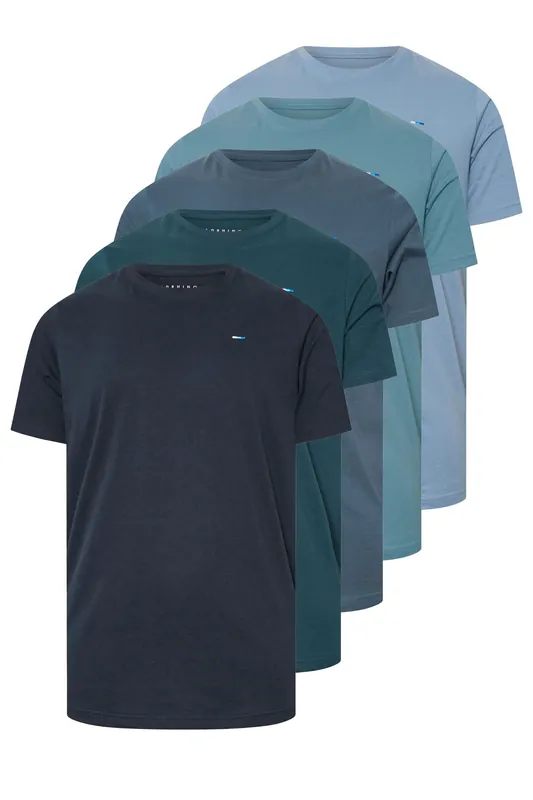 5 Pack Extra Long T-Shirts
