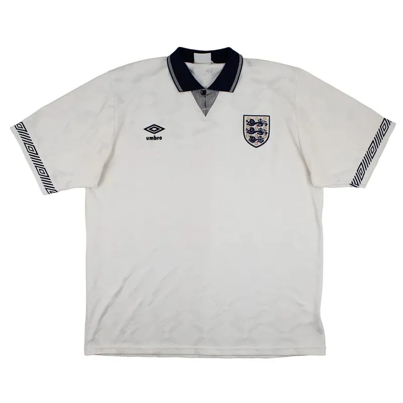 Preloved Mens 1990 92 Home Shirt L Very Good - England
