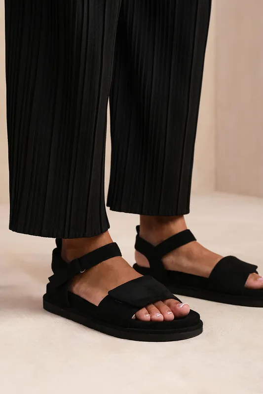 Corfu' Velcro Mutli Strap Sandals - Where's That From