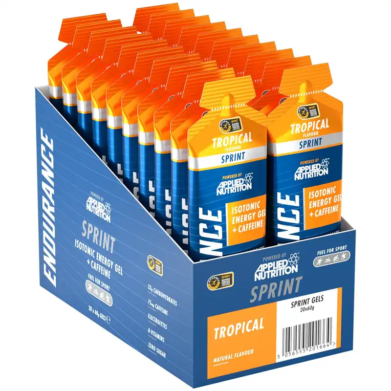Endurance Spint Energy Gels - Tropical - 20 Servings