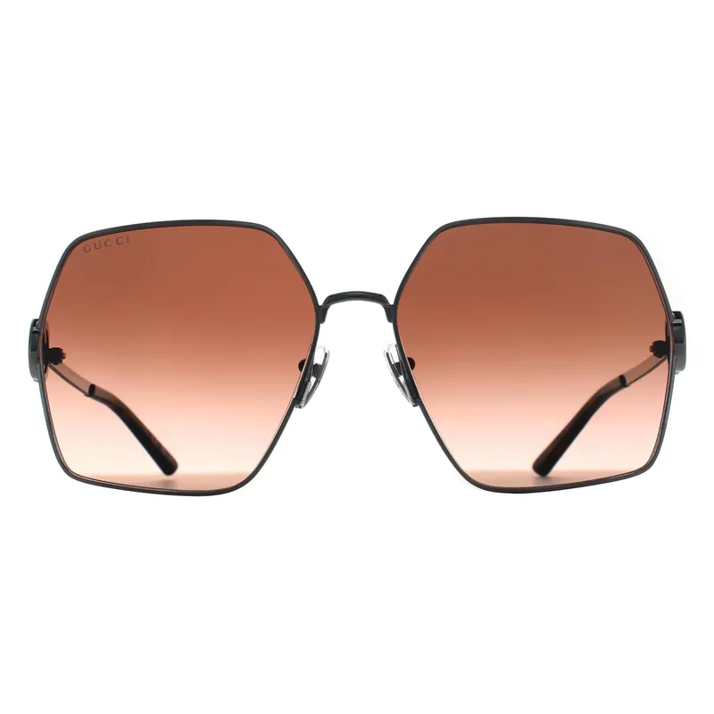 Square Silver Brown Gradient GG2163S - Gucci
