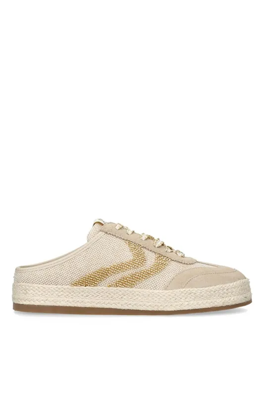 Dugout Beige' Fabric Trainers - STEVE MADDEN