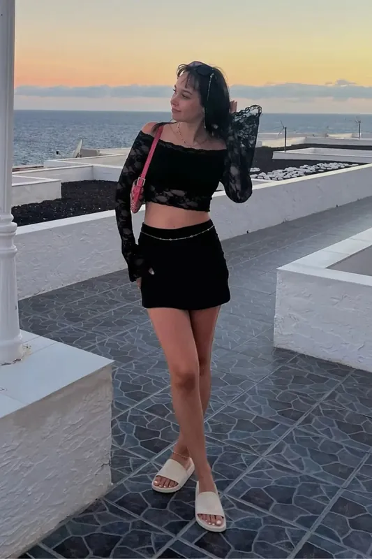 Mid Rise Mini Skort - Hiccup