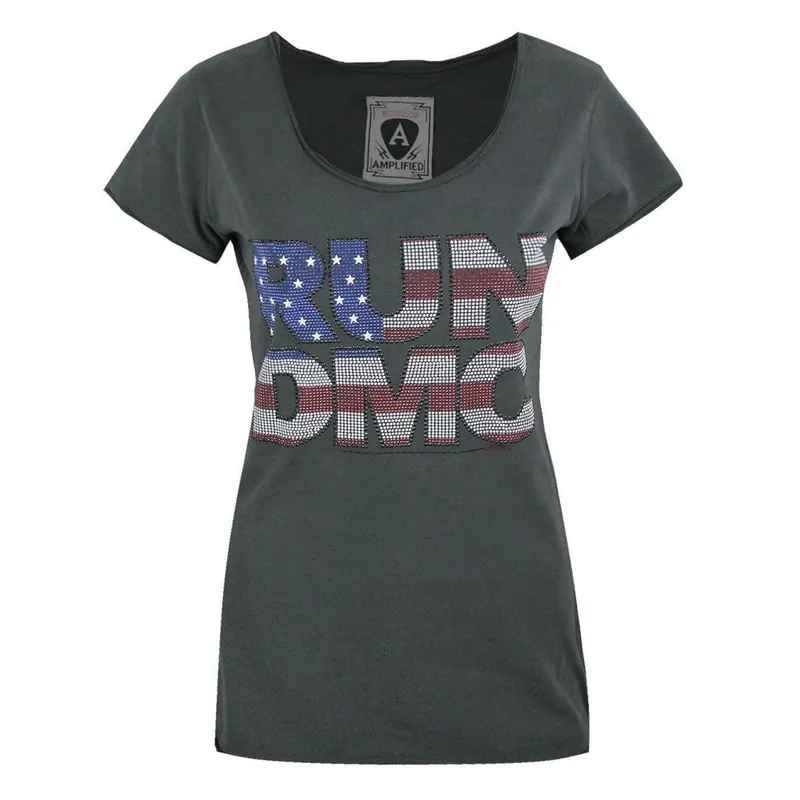 Amplified Clothing Short Sleeved T-Shirt | Womens Charcoal |
