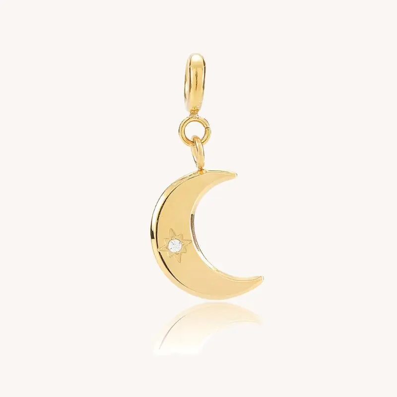 Crescent Moon Charm - Realta