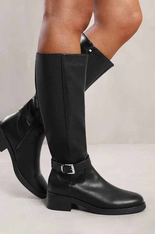 Bode' Knee High Boots With Buckle Detail - Where's That From