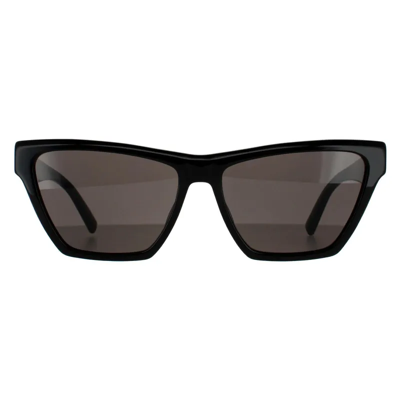 Cat Eye Black Black Sunglasses - Saint Laurent