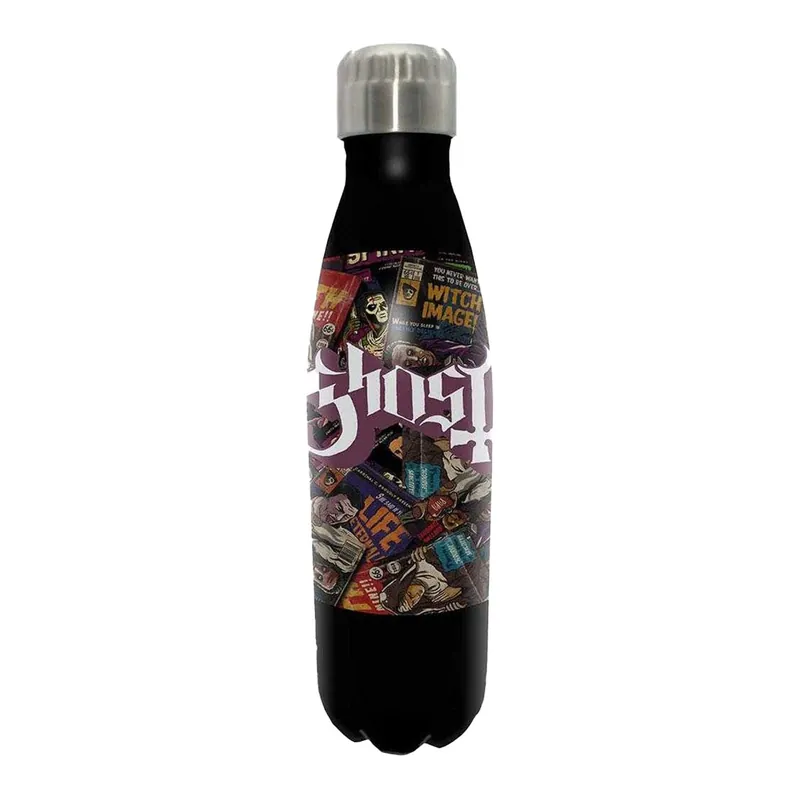 Magazine Water Bottle - Ghost