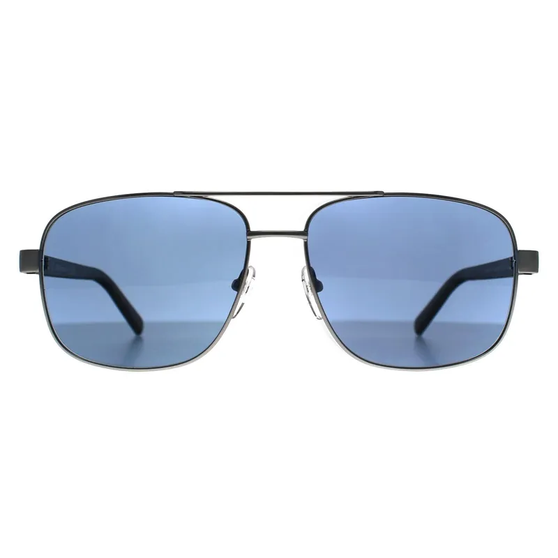 Rectangle Matte Light Palladium Blue Polarized BS0039 - BMW