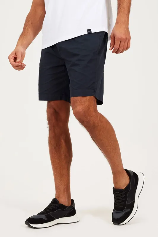 Cotton Elasticated Waist Drawstring Shorts - Brave Soul