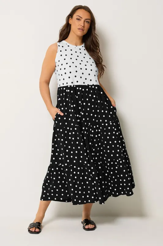 Polka Dot Midi Dress - Yours