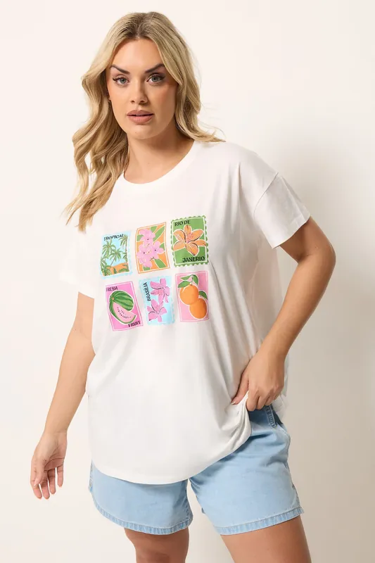 Tropical Postcard Relaxed T-Shirt