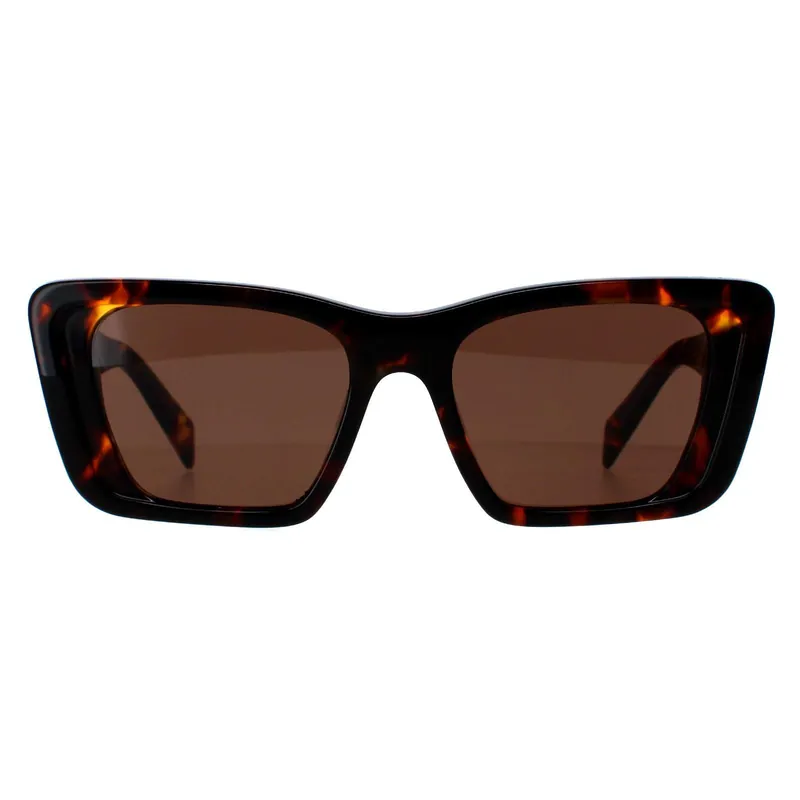 Rectangle Honey Havana Dark Brown PR08YS - Prada