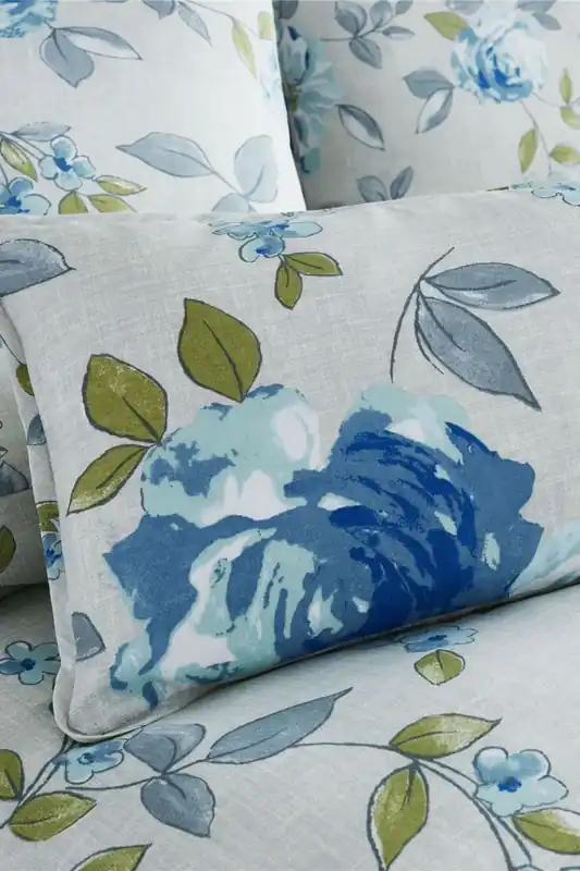 Colette Floral Watercoloured Budoir Filled Cushion - Alan Symonds