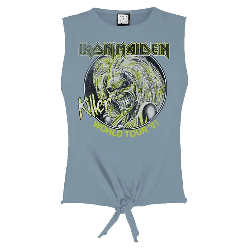 Killer World Tour ´81 Iron Maiden Crop Top - Amplified