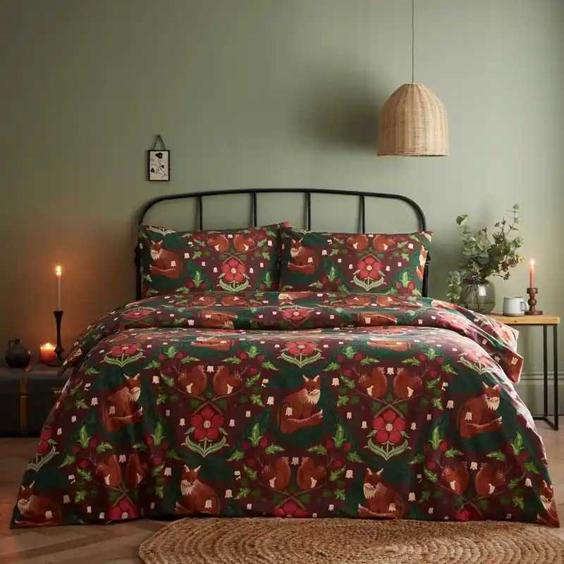 Bowland Animal Print Duvet Cover Quilt Set with Pillowcase - Portfolio Home