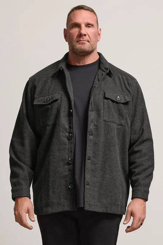 Button Down Shacket - BadRhino