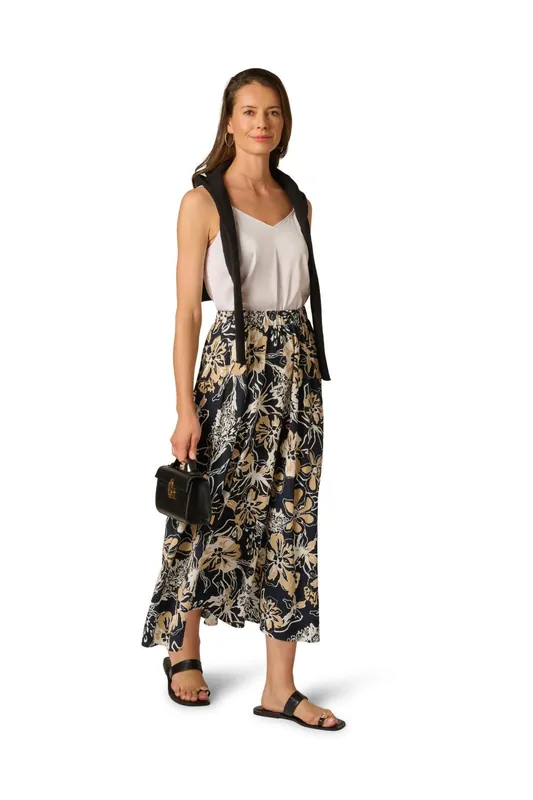Pleated Pull On Skirt - Adrianna Papell