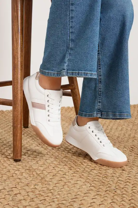 Gum Sole Trainers In Extra Wide EEE Fit - Yours
