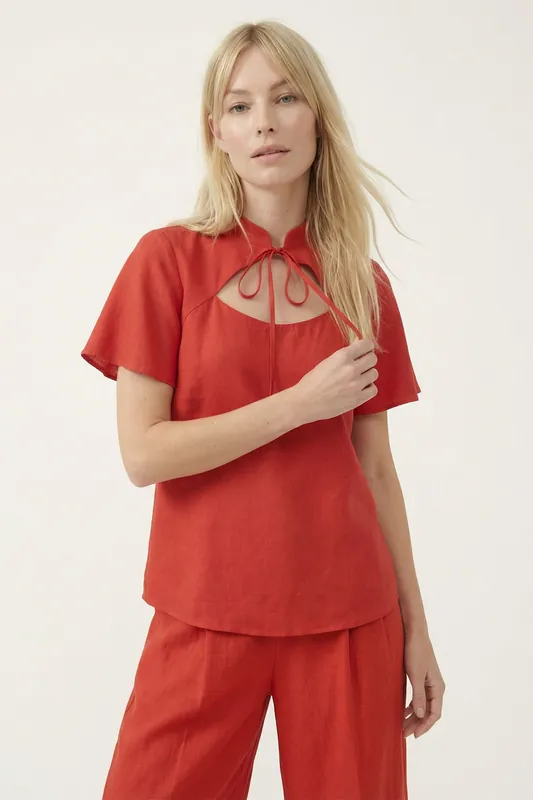 Camille Flutter Sleeve Top - Lily and Lionel