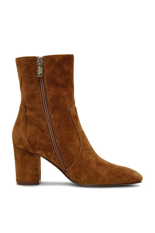 Crossbar Boot Brown Suede' Suede Boots - STEVE MADDEN