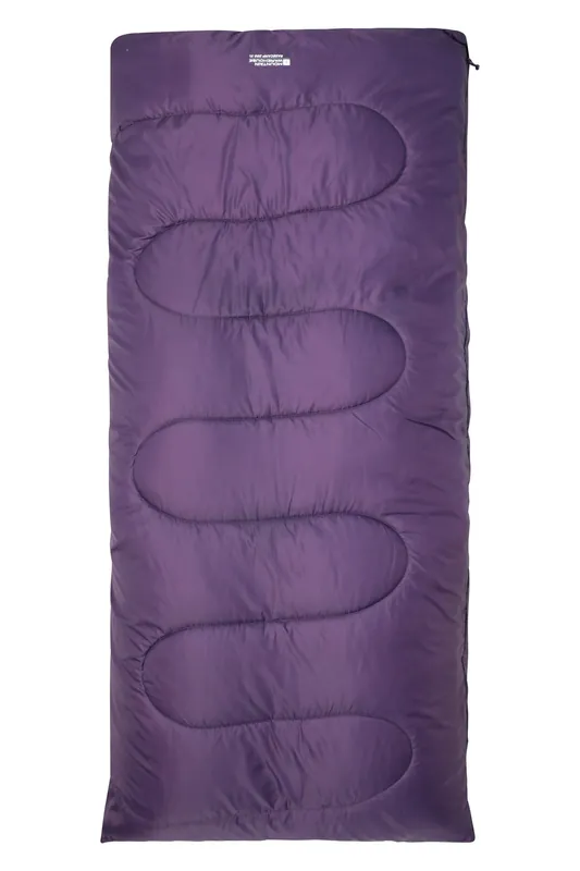 Basecamp 200 XL Sleeping Bag Warm & Cosy Camping Hiking Bed - Mountain Warehouse