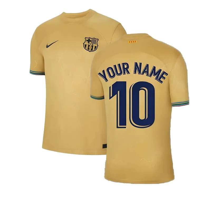 Mens 2022 2023 Away Shirt Your Name - FC Barcelona
