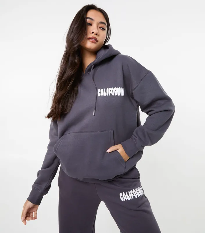 California Oversized Hoodie - Pink Vanilla