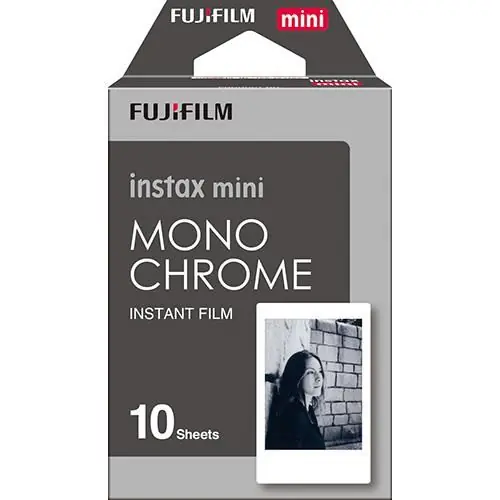 mini Monochrome Film 10 Shots - instax