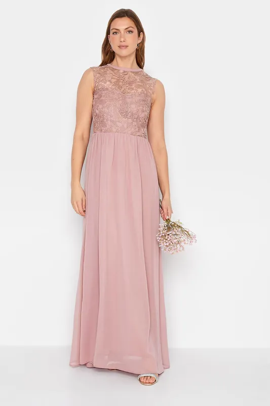 Tall Lace Chiffon Maxi Dress - Long Tall Sally