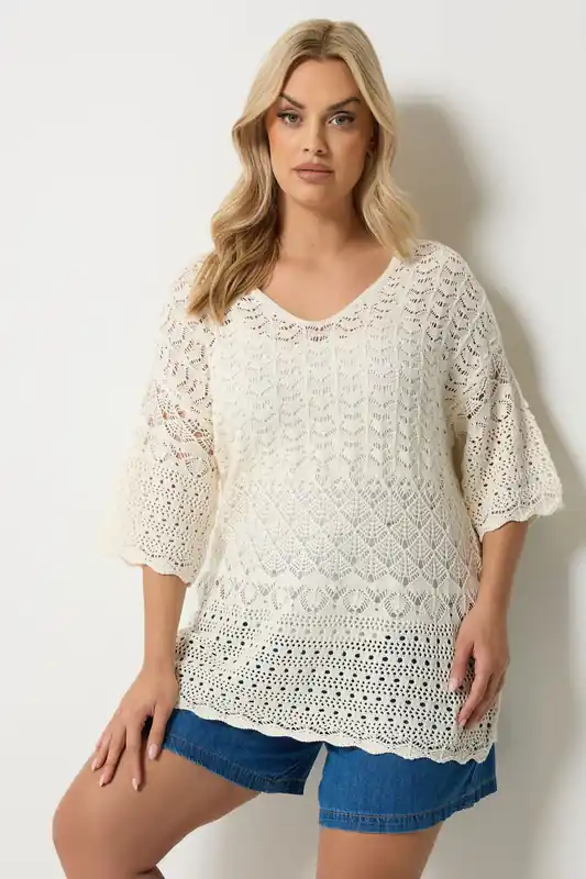 Crochet V-Neck Top