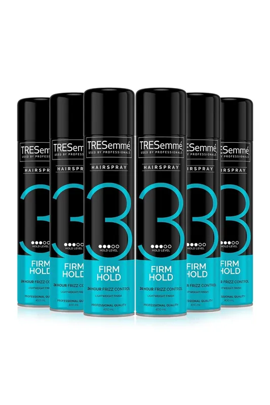 24 Hours Frizz Control Fine Hair Spray Firm Hold, 6 Pack of 400ml - Tresemme