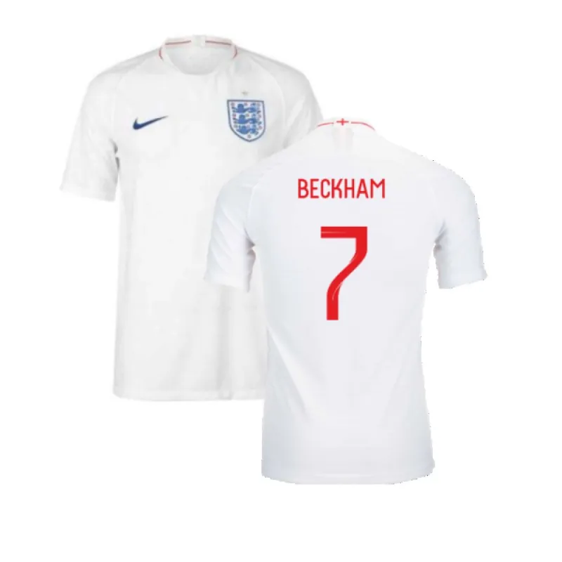 Mens 2018 - 2019 Authentic Home Shirt - Beckham 7