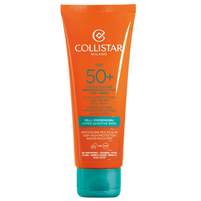 Active Protection Sun Face Cream SPF50 100ml - Collistar